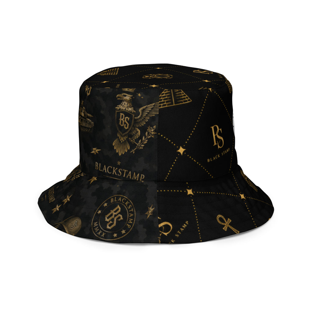 BlackStamp Egptian Mythology Occult bucket hat designer bucket hat, product image 6