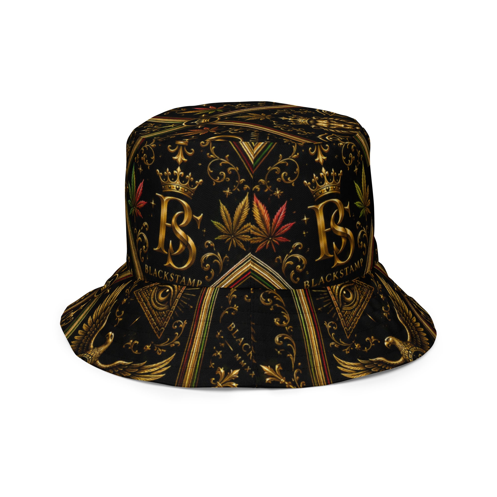 BlackStamp Ancient mythology Reversible bucket hat designer bucket hat, product image 6