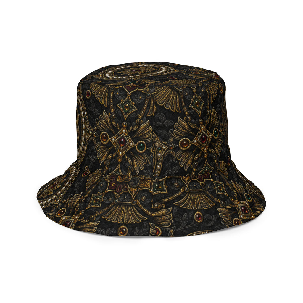 BlackStamp Pearls Reversible bucket hat designer bucket hat, product image 6