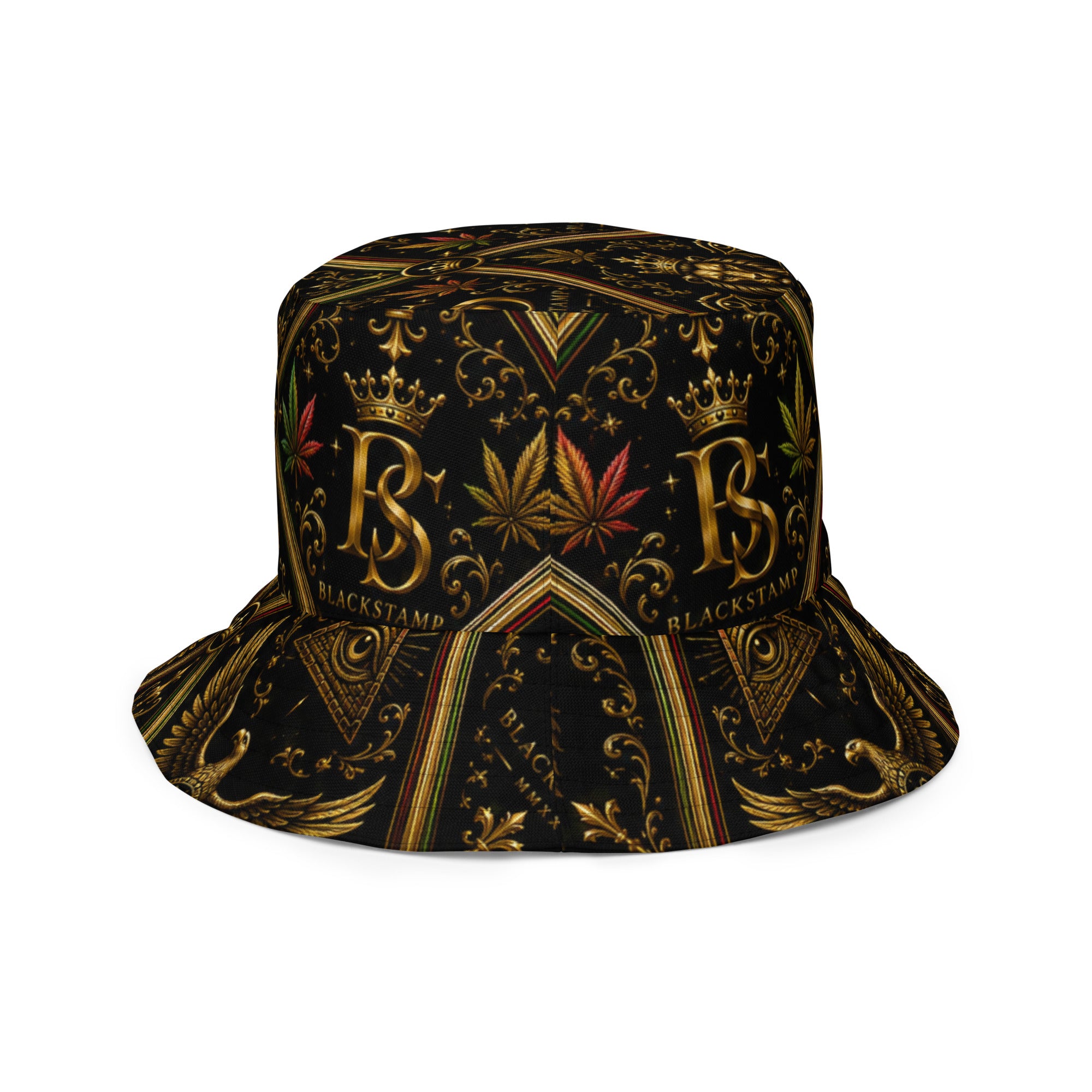 BlackStamp Ancient mythology Reversible bucket hat designer bucket hat, product image 7