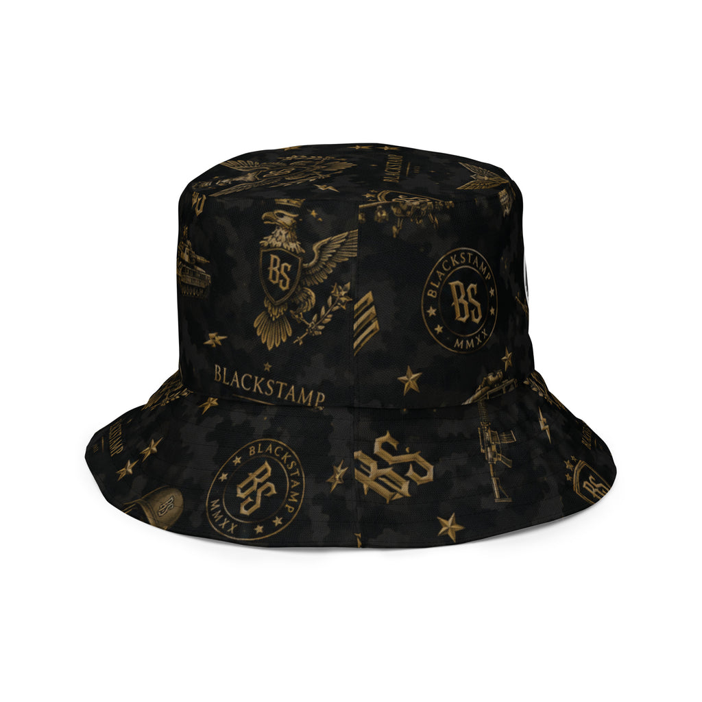 BlackStamp Gunman Reversible bucket hat designer bucket hat, product image 7