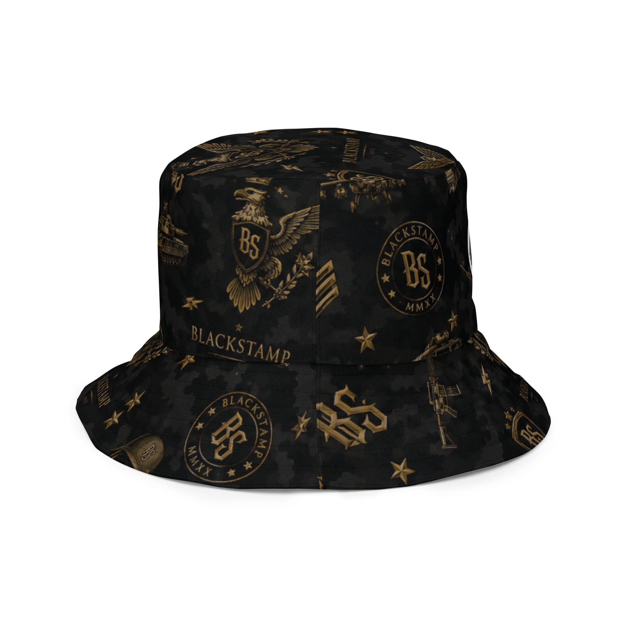 BlackStamp Gunman Reversible bucket hat designer bucket hat, product image 7