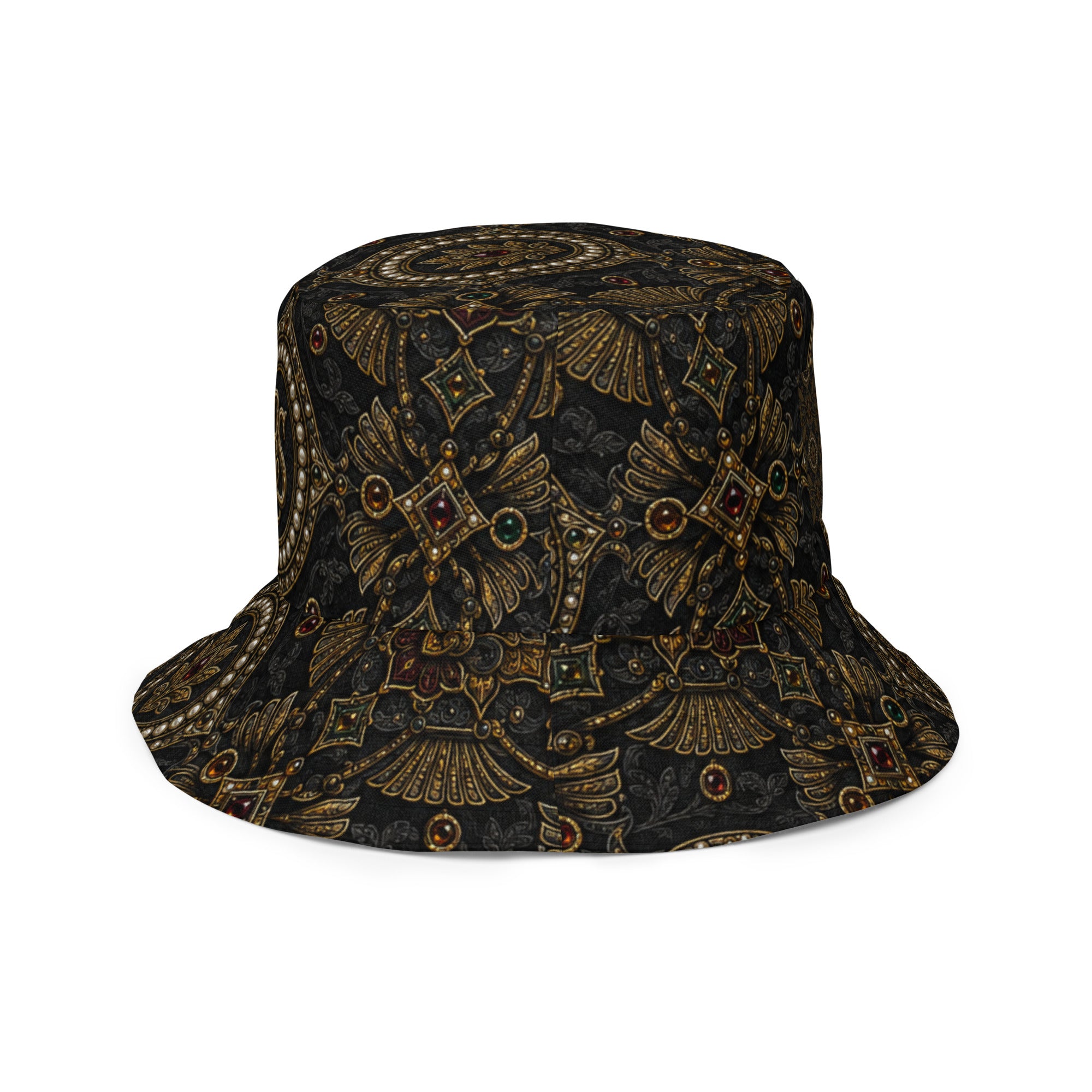BlackStamp Pearls Reversible bucket hat designer bucket hat, product image 7