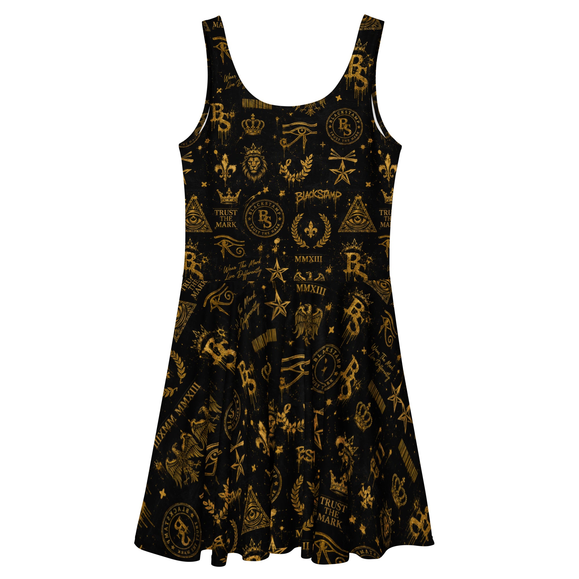 BlackStamp Eye of Chorus Skater Dress statement dress, product image 2