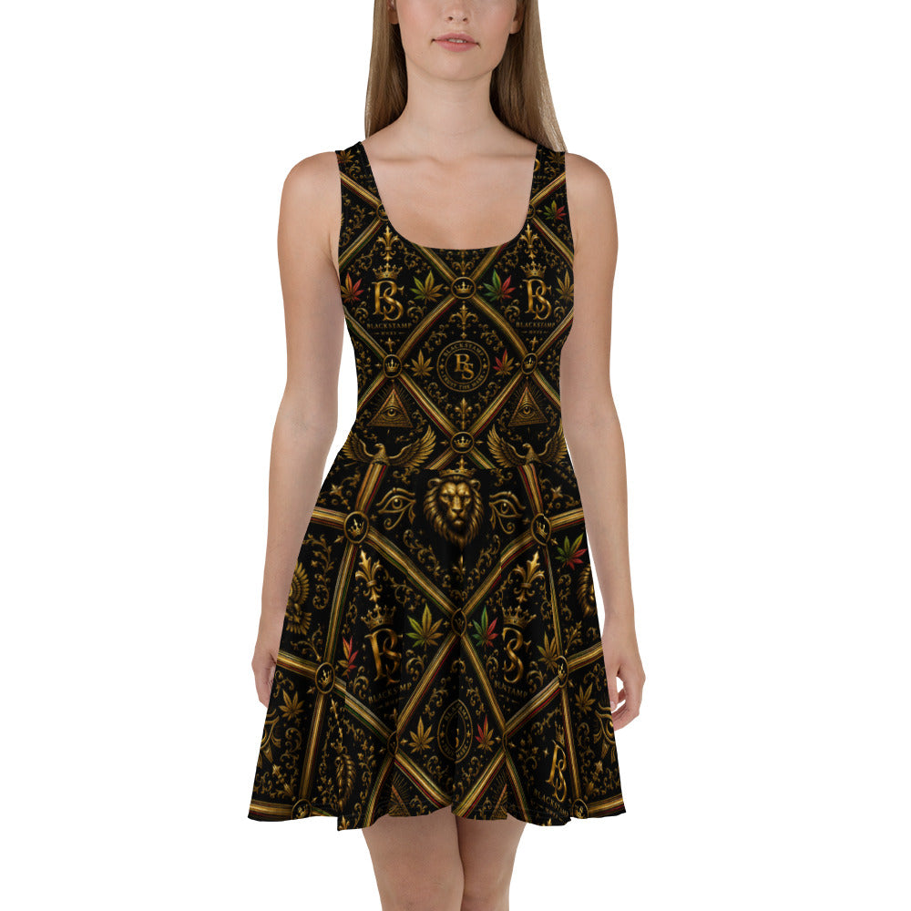 BlackStamp Ancient mythology Skater Dress statement dress, product image 8