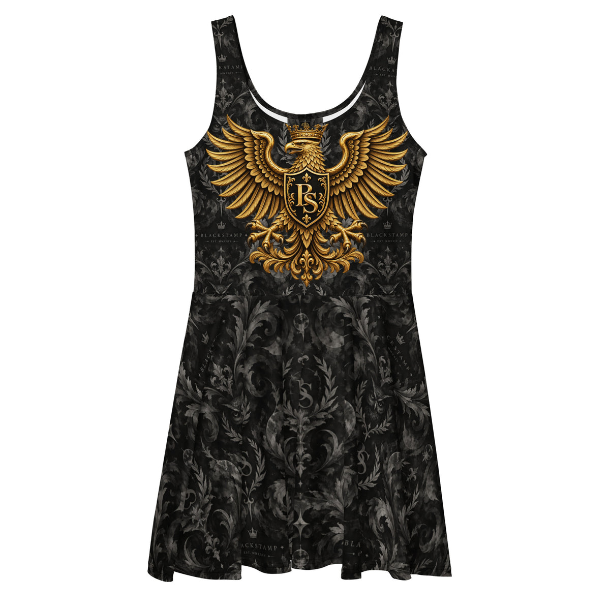 BlackStamp©™ Skater Dress 002 – Vorderansicht