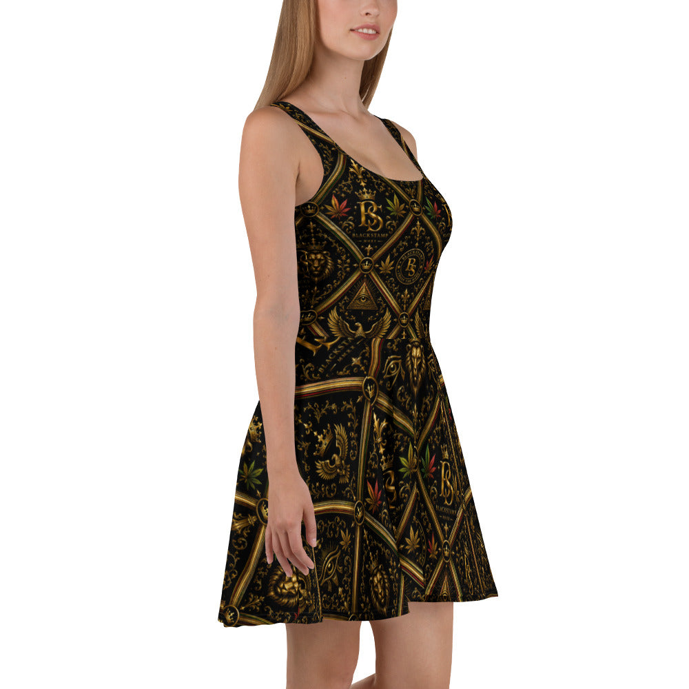 BlackStamp Ancient mythology Skater Dress statement dress, product image 7