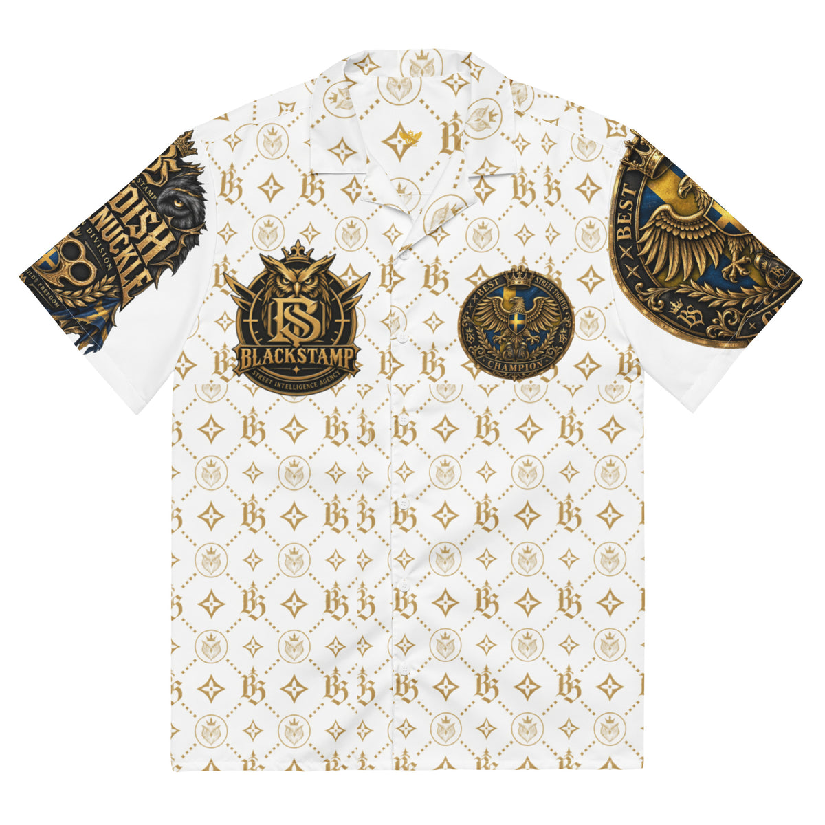 BlackStamp©™ Button Shirt 001 – Produktansicht 1