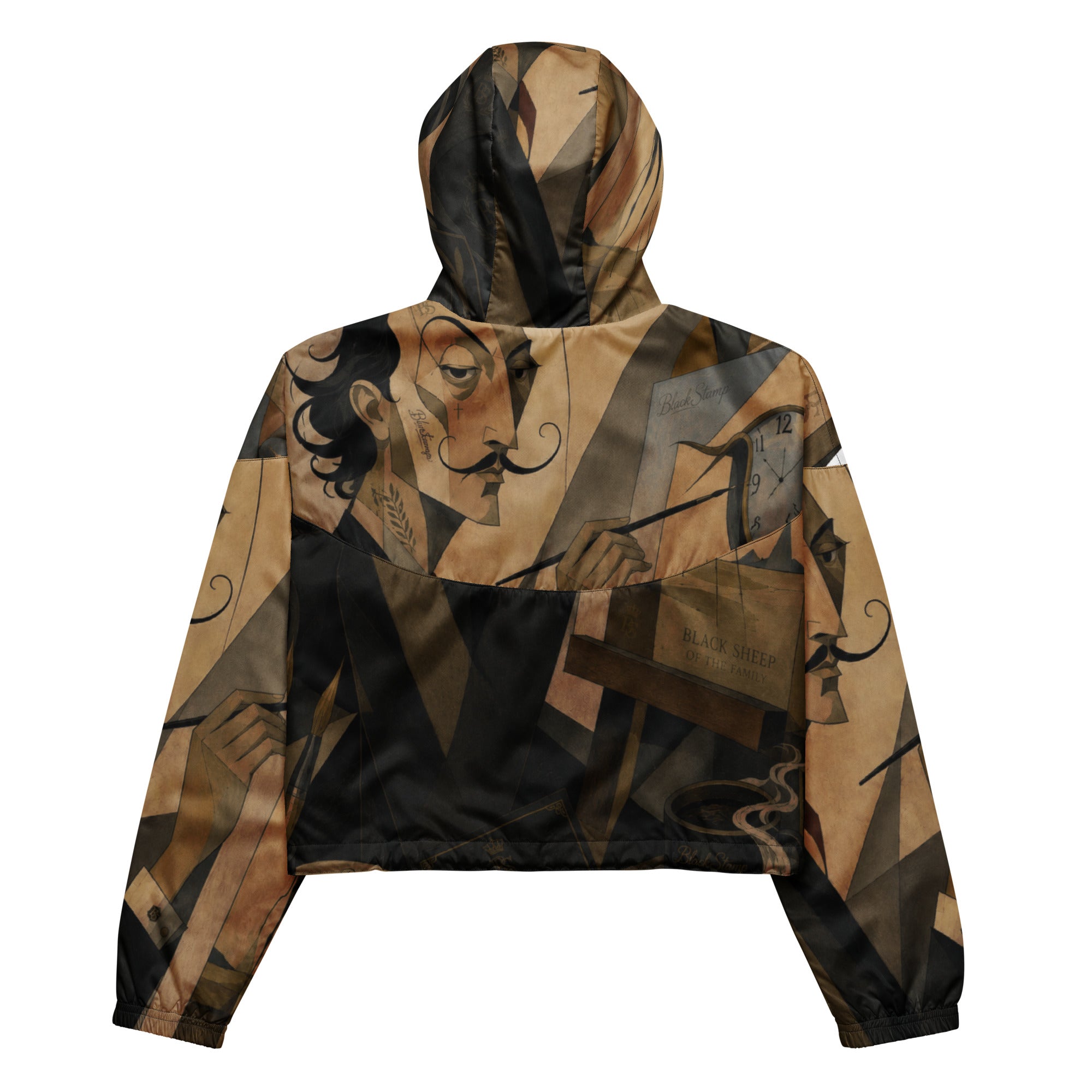 BlackStamp Salvadore Dali cropped windbreaker luxury streetwear, product image 2