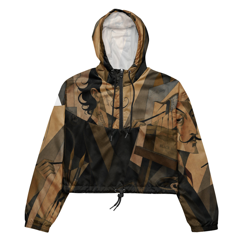 BlackStamp Salvadore Dali cropped windbreaker luxury streetwear, product image 1