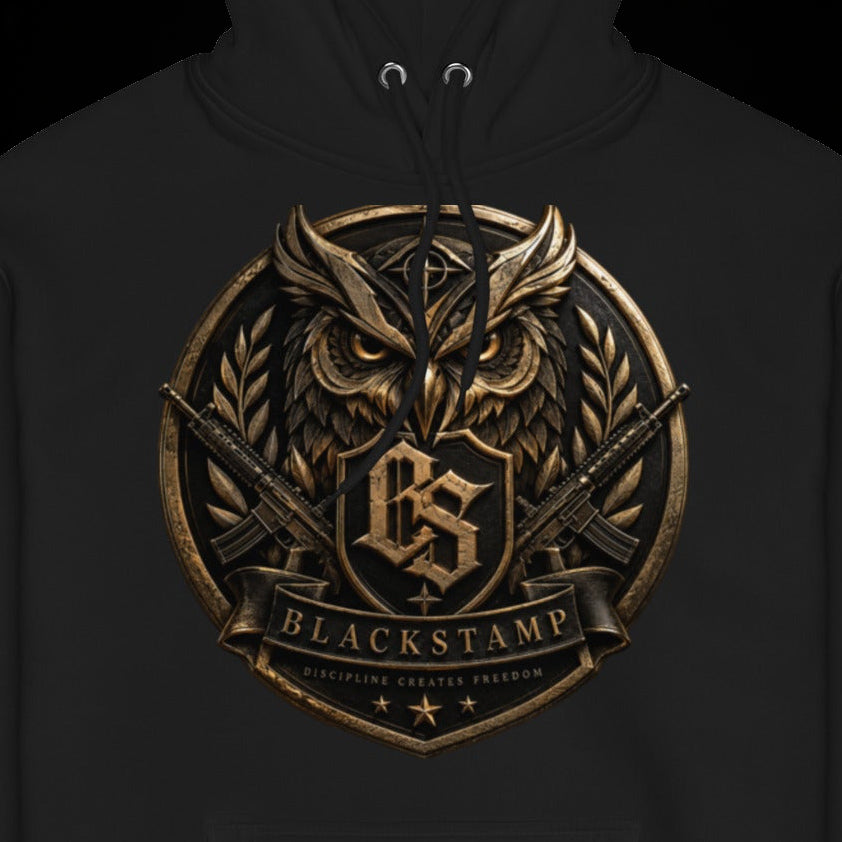 BlackStamp©™ Hoodie 2 — artwork detail cropped from the original product image.