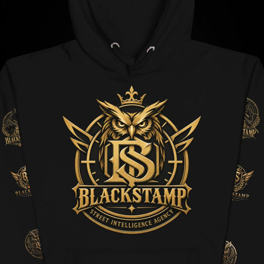 BlackStamp©™ Hoodie 3 — artwork detail cropped from the original product image.