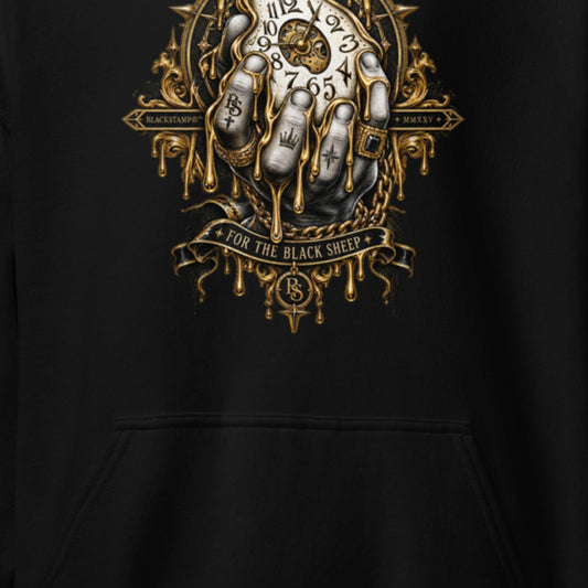 BlackStamp©™ Hoodie 6 — artwork detail cropped from the original product photograph.