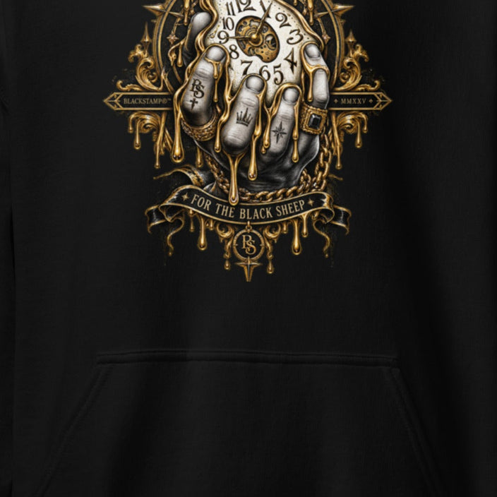 BlackStamp©™ Hoodie 6 — artwork detail cropped from the original product photograph.