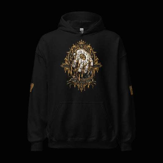 BlackStamp©™ Hoodie 6 — original product on a deep-black studio background.