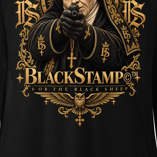 BlackStamp©™ Long Sleeve 1 — artwork detail cropped from the original product photograph.