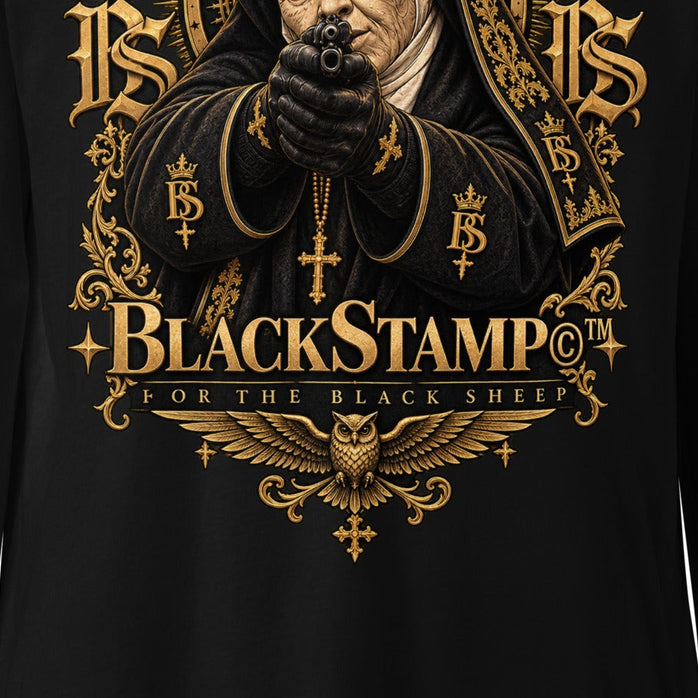 BlackStamp©™ Long Sleeve 1 — artwork detail cropped from the original product photograph.