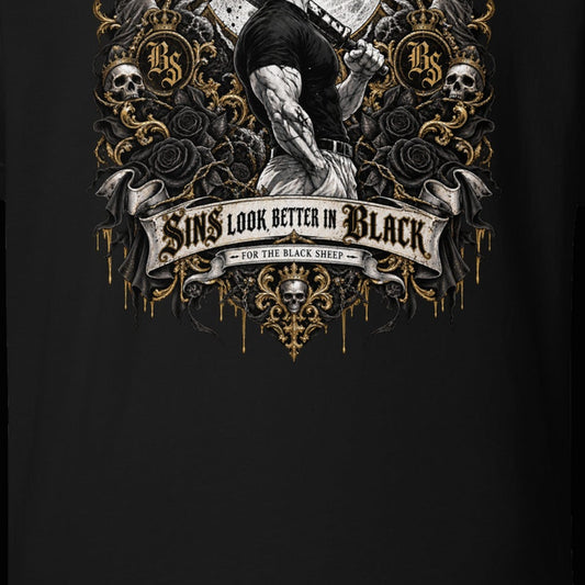 BlackStamp©™ T-Shirt 1 — artwork detail cropped from the original product photograph.