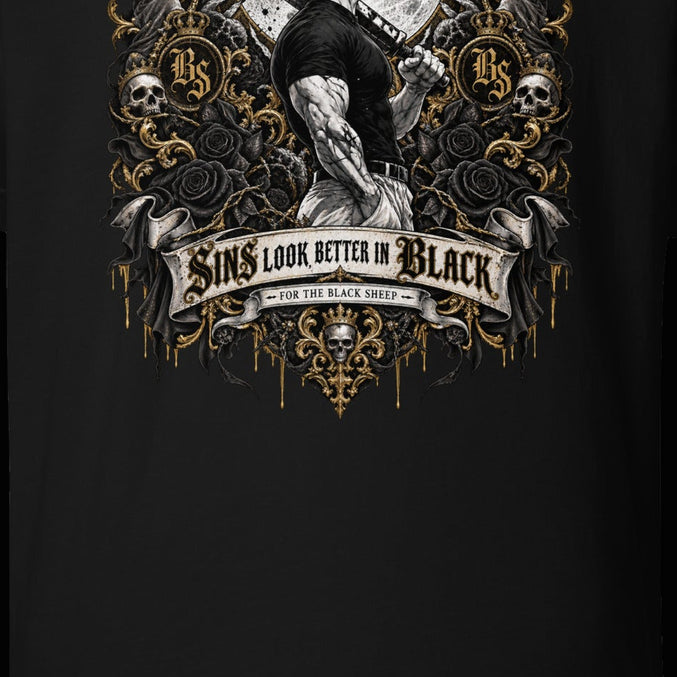 BlackStamp©™ T-Shirt 1 — artwork detail cropped from the original product photograph.