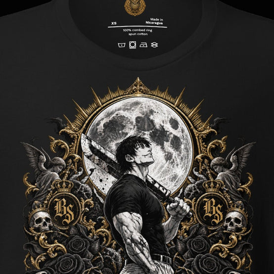 BlackStamp©™ T-Shirt 1 — visible construction detail cropped from the original product photograph.