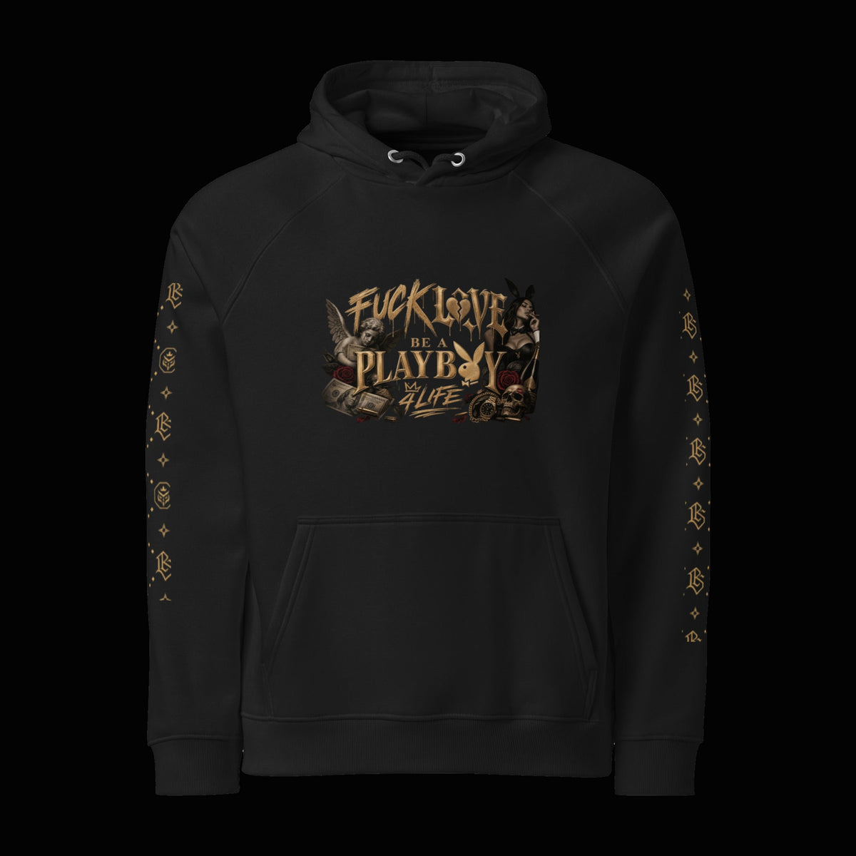 BlackStamp©™ Hoodie 7 — original product on a deep-black studio background.