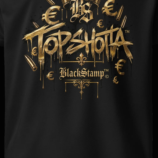 BlackStamp©™ Jersey 2 — artwork detail cropped from the original product photograph.