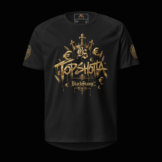 BlackStamp©™ Jersey 2 — original product on a deep-black studio background.