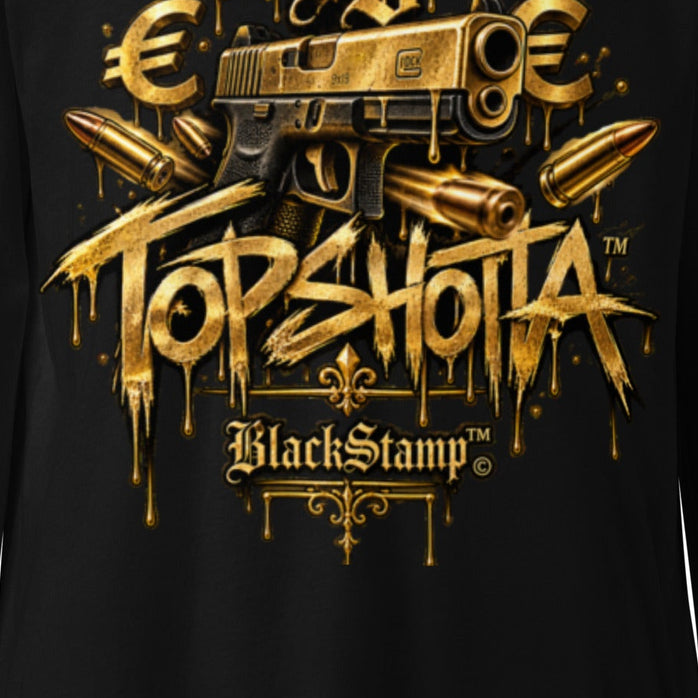 BlackStamp©™ Long Sleeve 2 — artwork detail cropped from the original product photograph.
