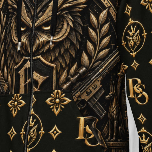 BlackStamp©™ Hoodie 8 — artwork detail cropped from the original product photograph.