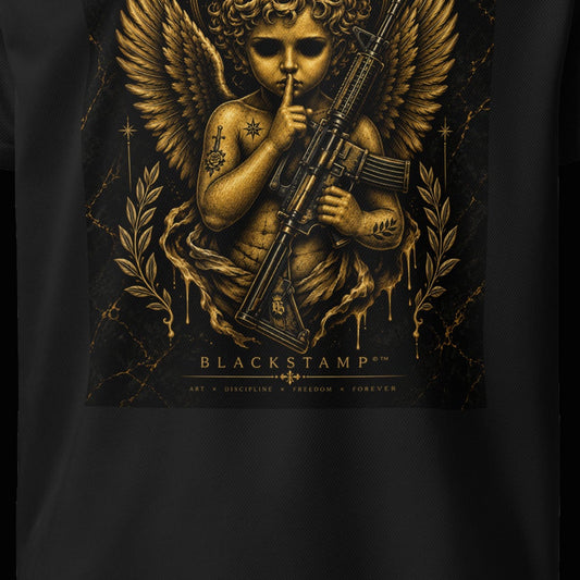 BlackStamp©™ Jersey 5 — artwork detail cropped from the original product photograph.