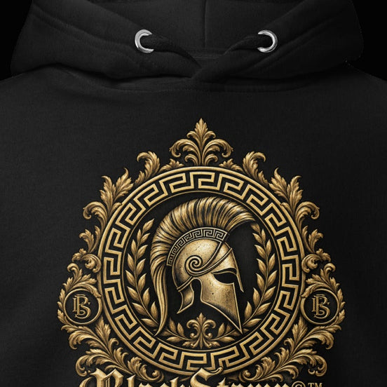 BlackStamp©™ Hoodie 9 — visible construction detail cropped from the original product photograph.