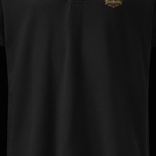 BlackStamp©™ Polo Shirt 2 — artwork detail cropped from the original product photograph.