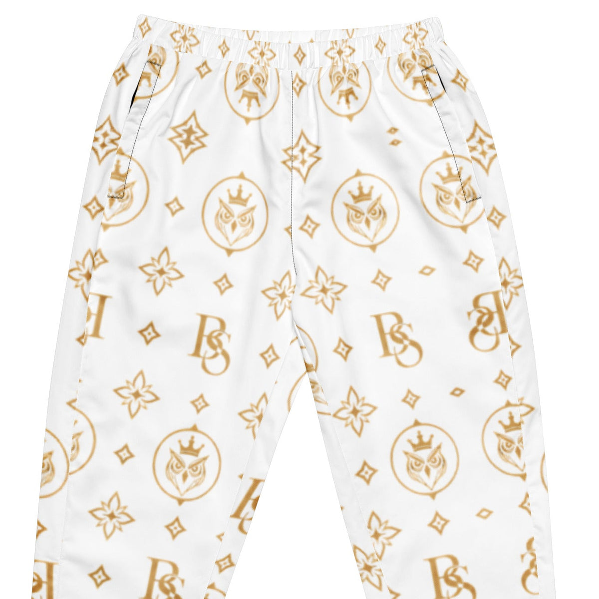 BlackStamp©™ Track Pants 001 — artwork detail cropped from the original product photograph.