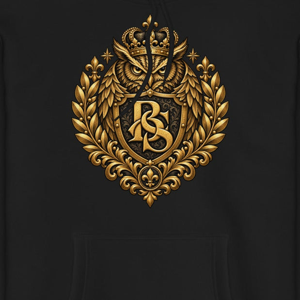 BlackStamp©™ Hoodie 14 — artwork detail cropped from the original product photograph.