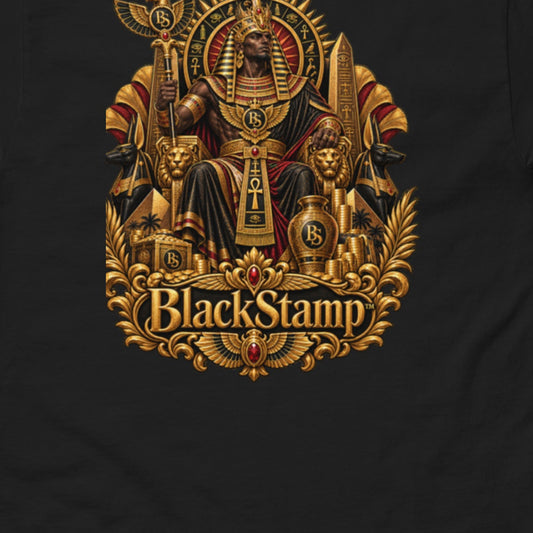 BlackStamp©™ T-Shirt 6 — artwork detail cropped from the original product photograph.