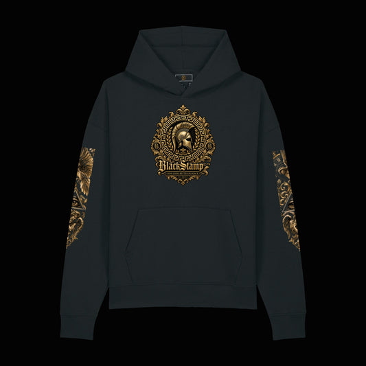 BlackStamp©™ Hoodie 16 — original product on a deep-black studio background.
