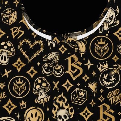 BlackStamp©™ Skater Dress 1 — visible construction detail cropped from the original product photograph.
