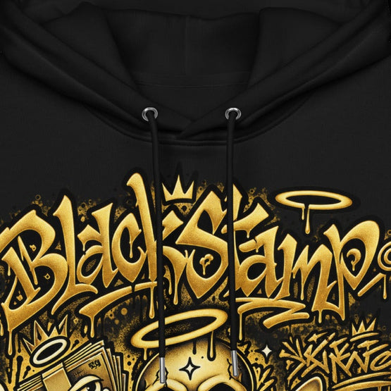 BlackStamp©™ Hoodie 17 — visible construction detail cropped from the original product photograph.