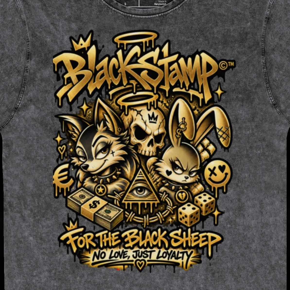 BlackStamp©™ T-Shirt 8 — artwork detail cropped from the original product image.
