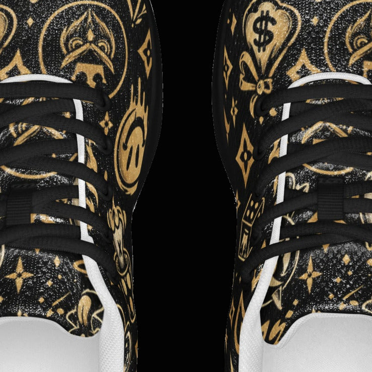BlackStamp©™ Shadow Athletic Shoes — artwork detail cropped from the original product photograph.