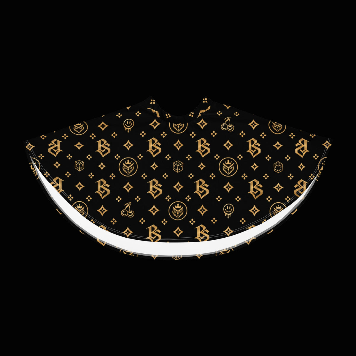 BlackStamp©™ Skater Skirt 1 — original product on a deep-black studio background.