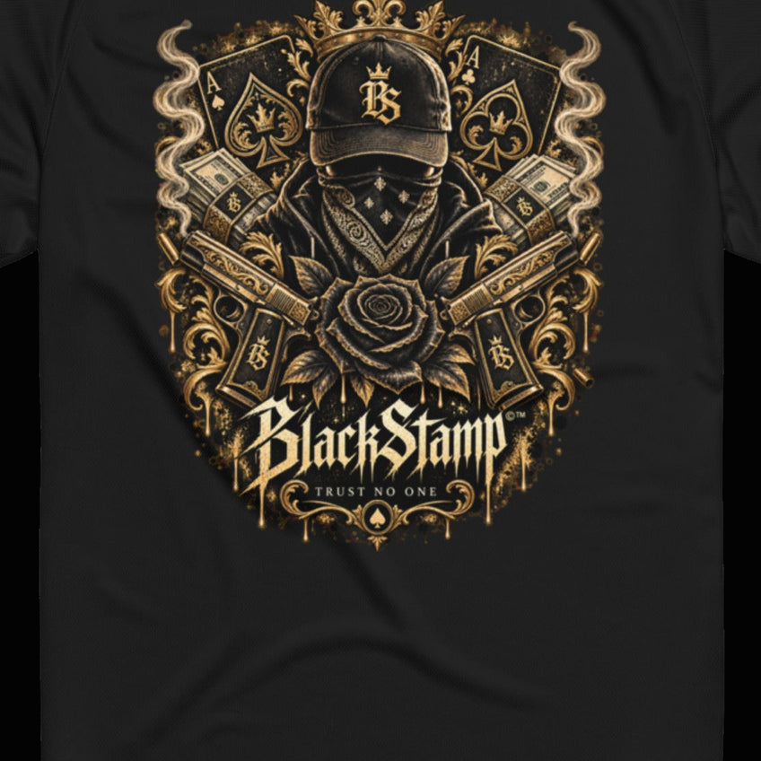 BlackStamp©™ Jersey 6 — artwork detail cropped from the original product photograph.