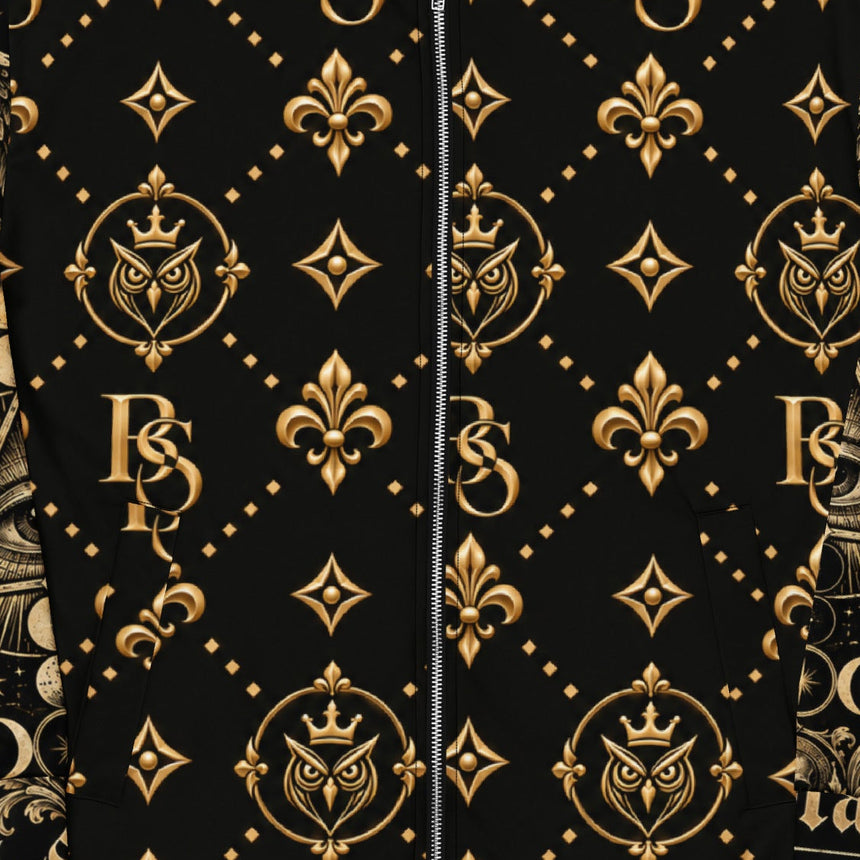 BlackStamp©™ Bomber Jacket 2 — artwork detail cropped from the original product photograph.