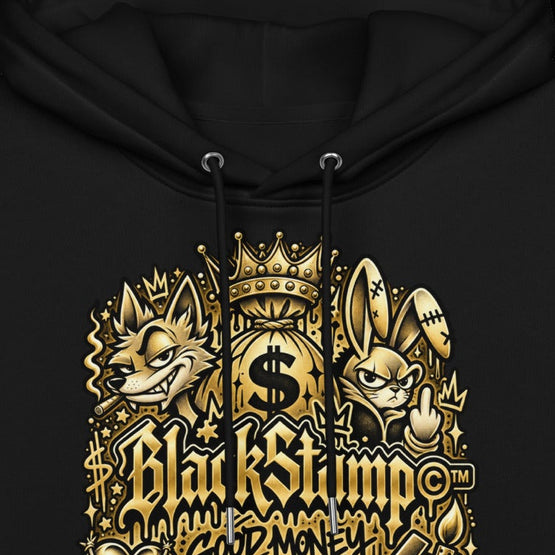 BlackStamp©™ Hoodie 21 — visible construction detail cropped from the original product photograph.