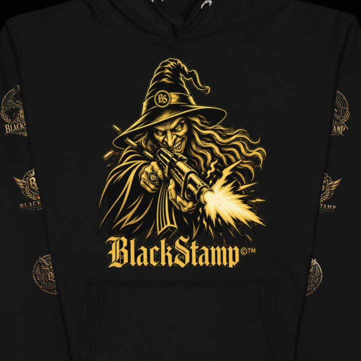 BlackStamp©™ Hoodie 26 — artwork detail cropped from the original product photograph.