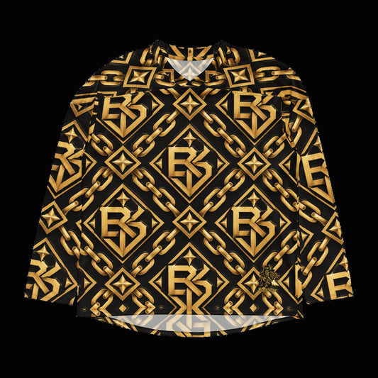 BlackStamp©™ Jersey 10 — original product on a deep-black studio background.