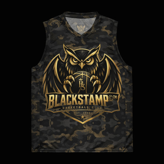 BlackStamp©™ Jersey 12 — original product on a deep-black studio background.
