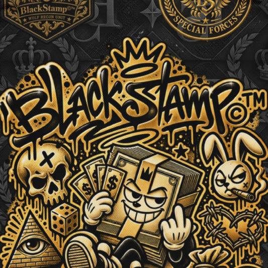 BlackStamp©™ Jersey 17 — artwork detail cropped from the original product photograph.