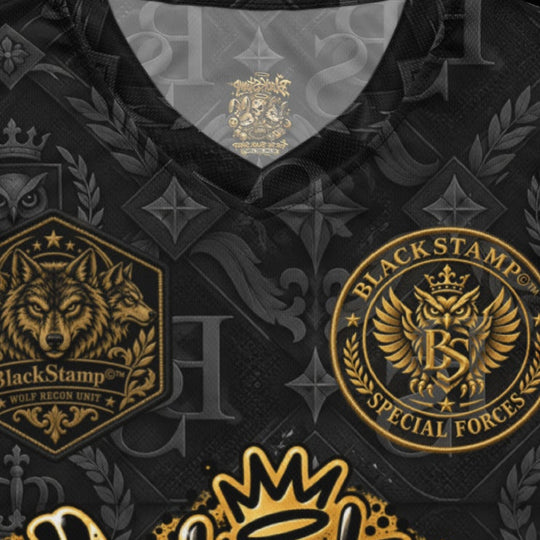BlackStamp©™ Jersey 17 — visible construction detail cropped from the original product photograph.