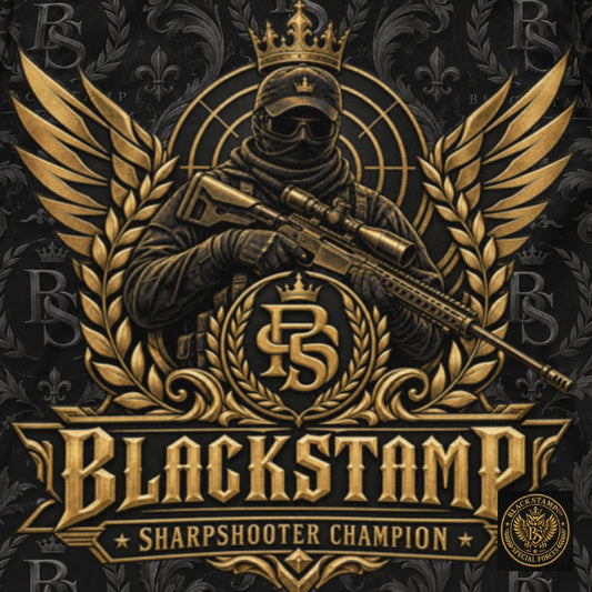 BlackStamp©™ Jersey 18 — artwork detail cropped from the original product photograph.